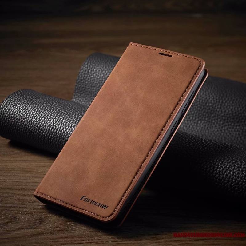 Samsung Galaxy A21s Coque Tout Compris Téléphone Portable Tendance Étui En Cuir Étoile Clamshell Incassable