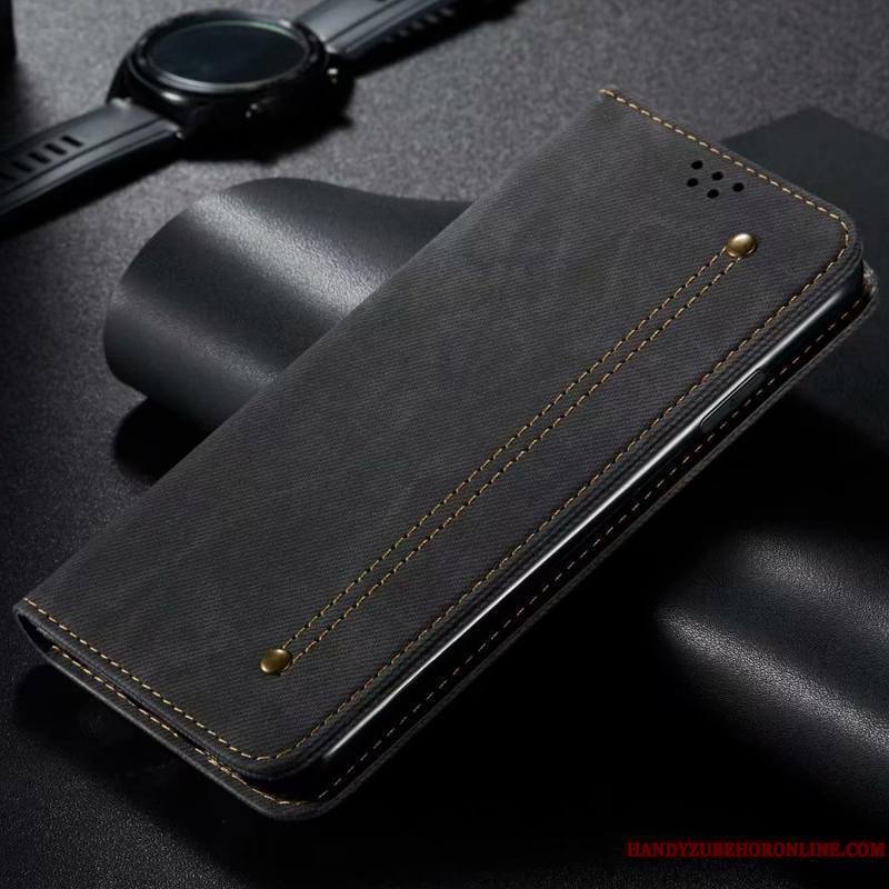 Samsung Galaxy A21s Housse Plier Nouveau Coque De Téléphone Étui En Cuir Kaki Étoile