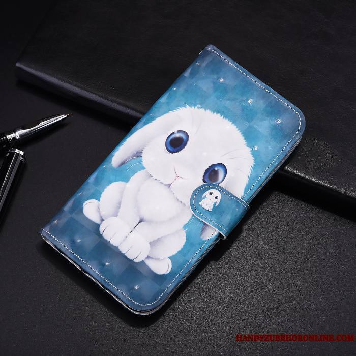 Samsung Galaxy A21s Étui Blanc Coque De Téléphone Étoile Protection Clamshell Dessin Animé