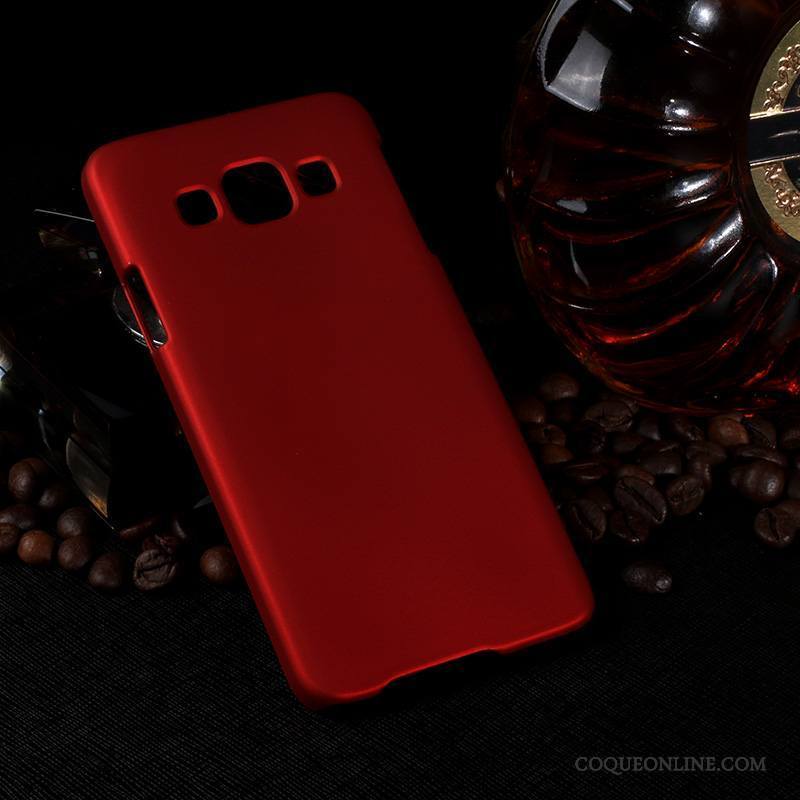 Samsung Galaxy A3 2015 Téléphone Portable Étoile Rouge Protection Coque Simple Difficile