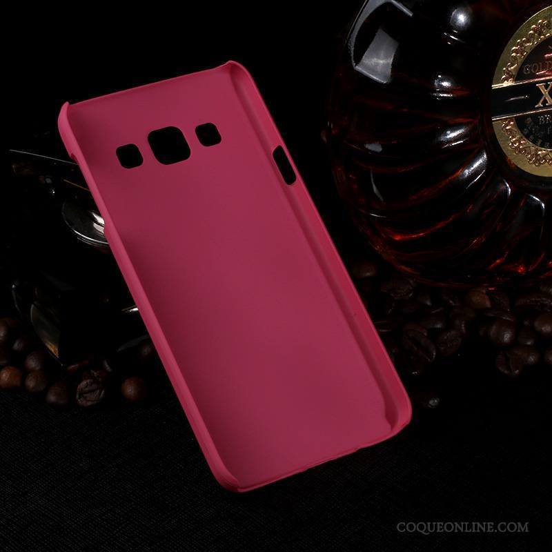 Samsung Galaxy A3 2015 Téléphone Portable Étoile Rouge Protection Coque Simple Difficile