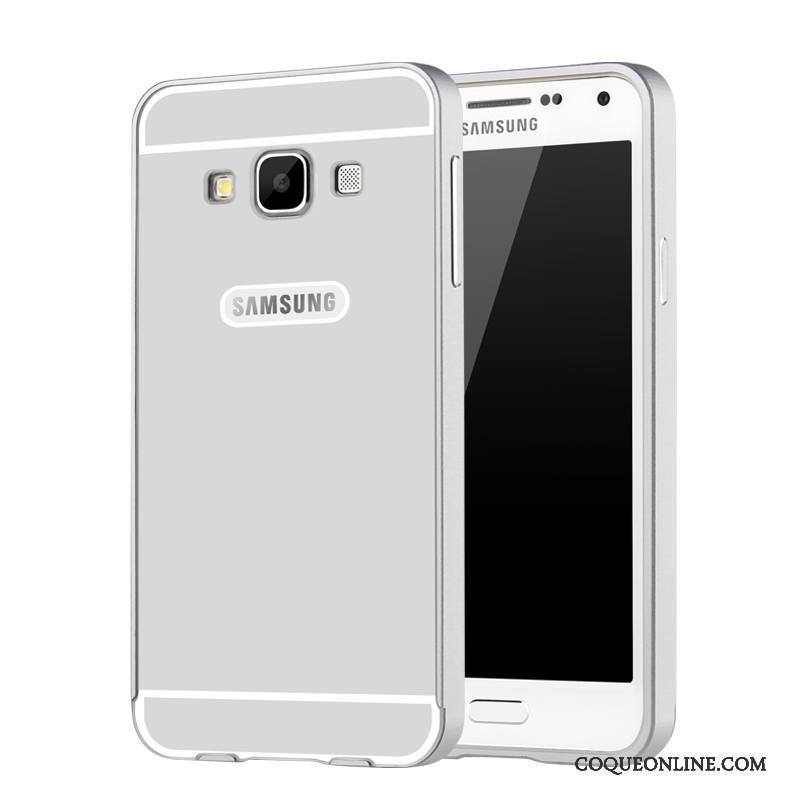 Samsung Galaxy A3 2015 Étui Or Étoile Border Couvercle Arrière Métal Coque