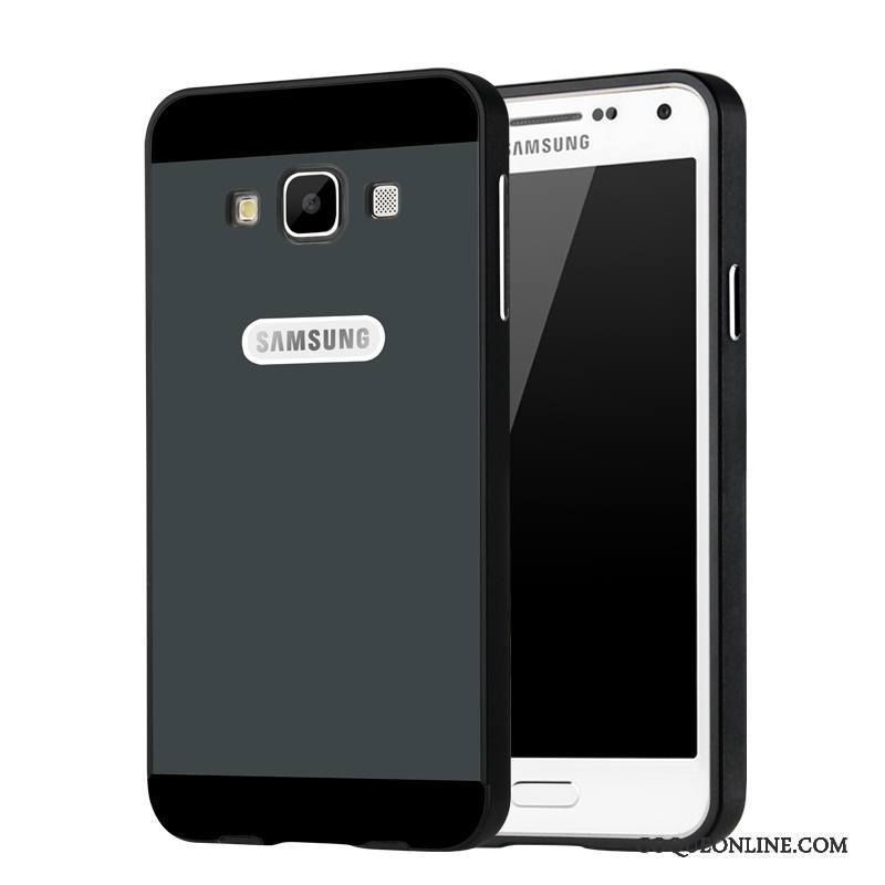 Samsung Galaxy A3 2015 Étui Or Étoile Border Couvercle Arrière Métal Coque