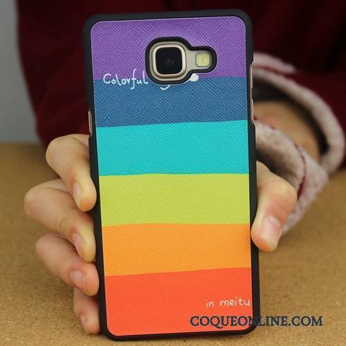 Samsung Galaxy A3 2016 Coque Fluide Doux Couvercle Arrière Difficile Incassable Violet Délavé En Daim Silicone