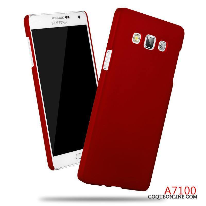 Samsung Galaxy A3 2016 Simple Coque Or Délavé En Daim Étui Tendance Business