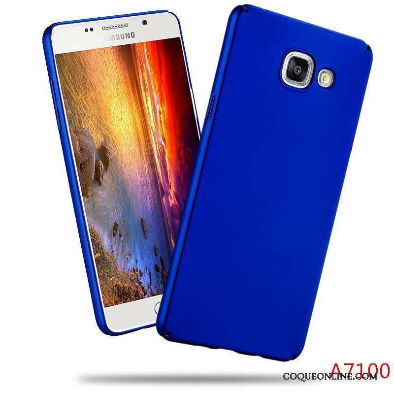 Samsung Galaxy A3 2016 Simple Coque Or Délavé En Daim Étui Tendance Business