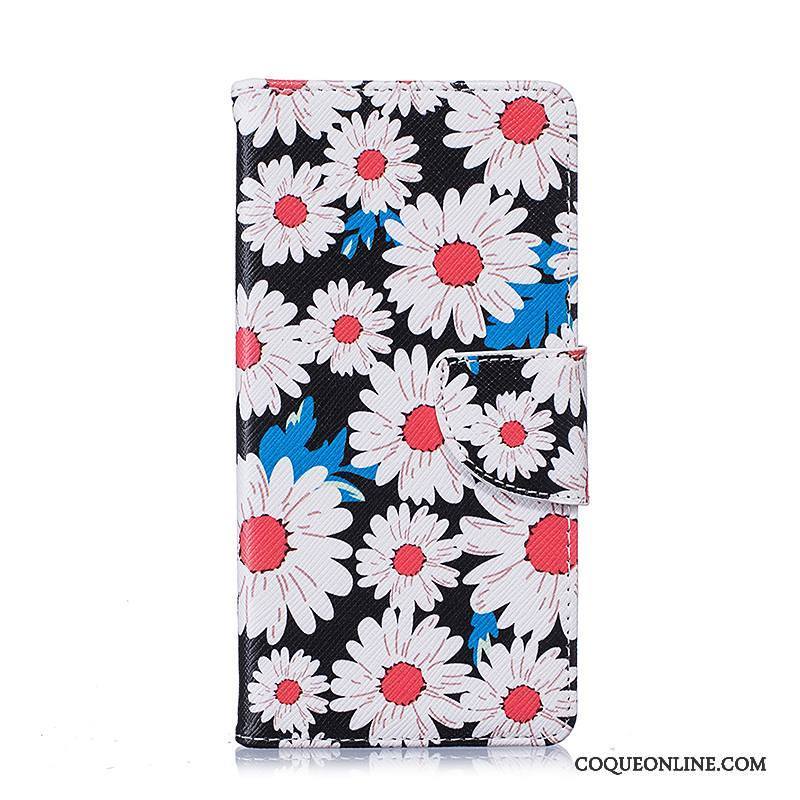 Samsung Galaxy A3 2016 Étui En Cuir Housse Étoile Coque De Téléphone Protection Violet Fleurs