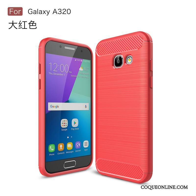 Samsung Galaxy A3 2017 Coque Fluide Doux Téléphone Portable Bleu Difficile Incassable Étoile Étui