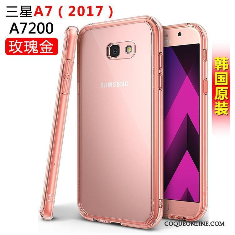 Samsung Galaxy A3 2017 Silicone Blanc Étoile Étui Coque De Téléphone Protection Incassable