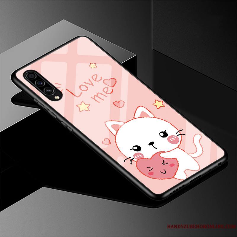 Samsung Galaxy A30s Coque Dessin Animé Simple Protection Étoile Silicone Verre Charmant