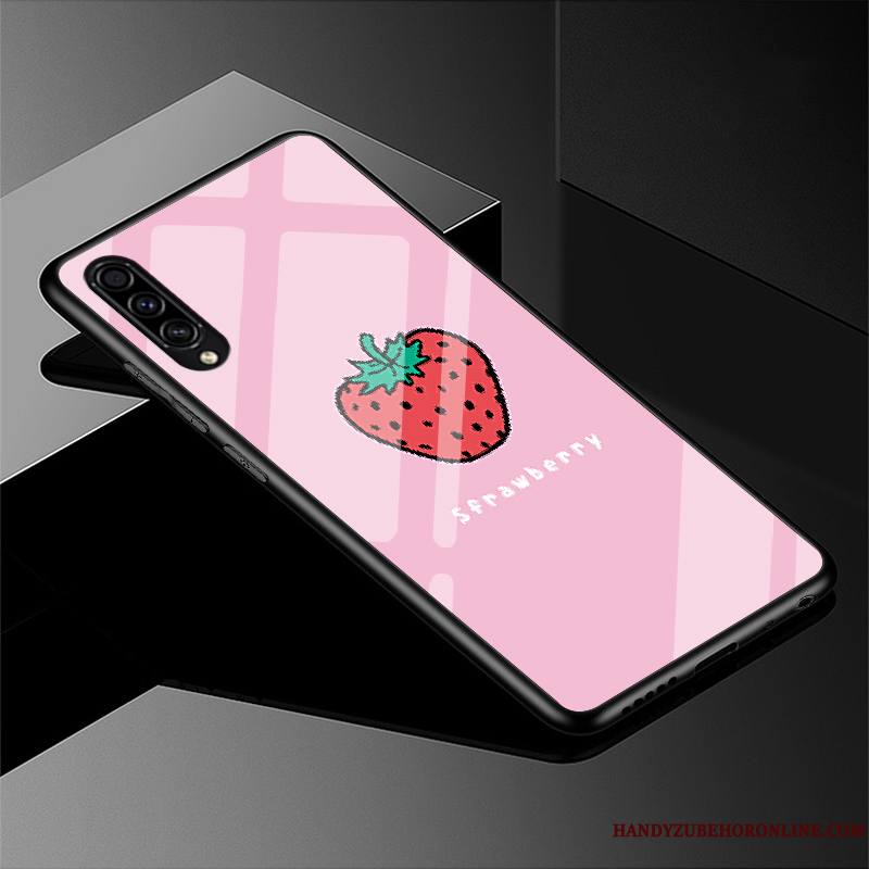 Samsung Galaxy A30s Coque Dessin Animé Simple Protection Étoile Silicone Verre Charmant