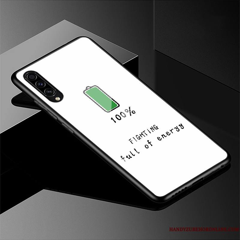 Samsung Galaxy A30s Coque Dessin Animé Simple Protection Étoile Silicone Verre Charmant