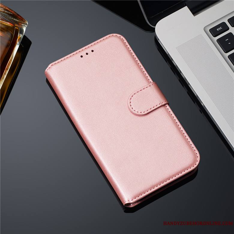 Samsung Galaxy A30s Coque Protection Cuir Rouge Étui Modèle Fleurie Housse Étoile