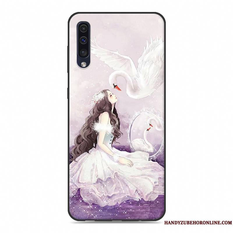 Samsung Galaxy A30s Fluide Doux Coque De Téléphone Personnalité Créatif Étui Dessin Animé Silicone