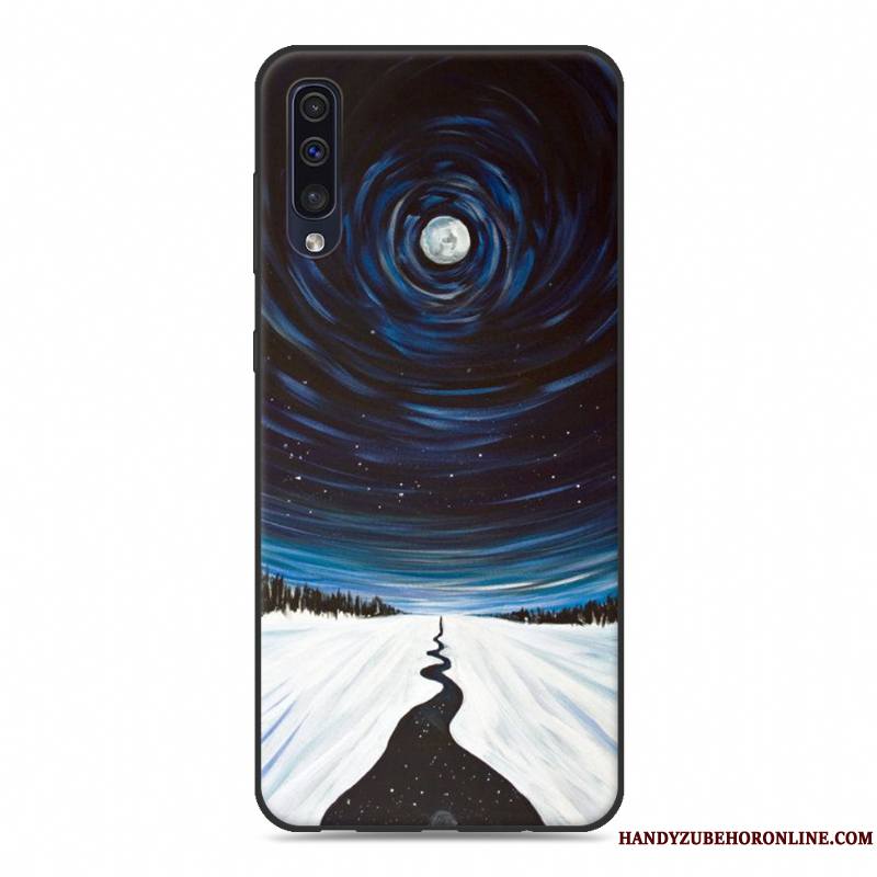 Samsung Galaxy A30s Fluide Doux Coque De Téléphone Personnalité Créatif Étui Dessin Animé Silicone