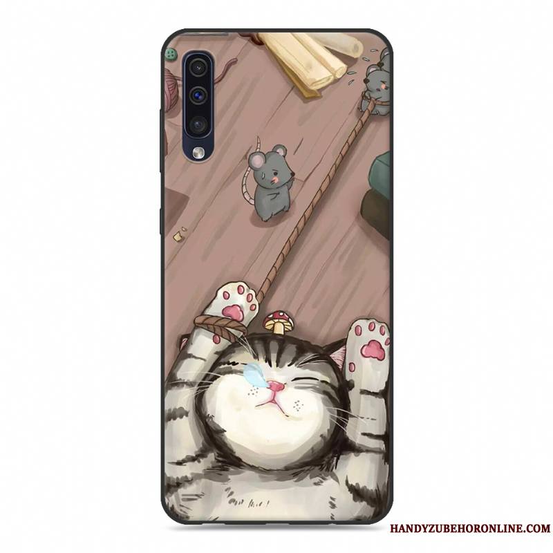 Samsung Galaxy A30s Fluide Doux Coque De Téléphone Personnalité Créatif Étui Dessin Animé Silicone