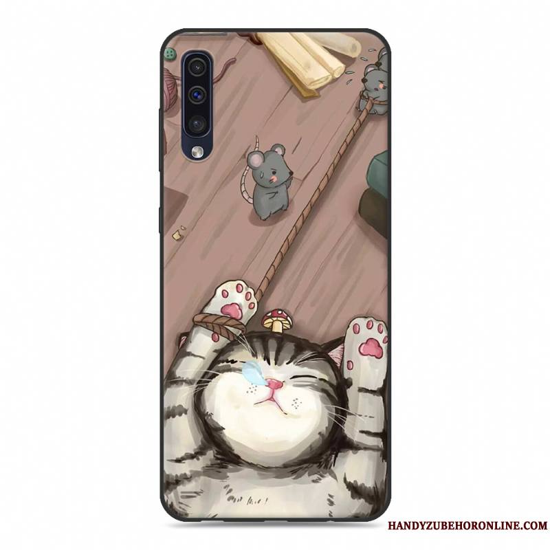 Samsung Galaxy A30s Fluide Doux Coque De Téléphone Personnalité Créatif Étui Dessin Animé Silicone