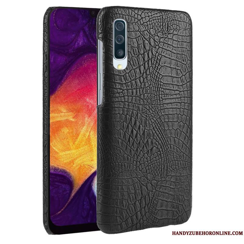 Samsung Galaxy A30s Qualité Cuir Crocodile Modèle Étui Coque De Téléphone Tendance Difficile