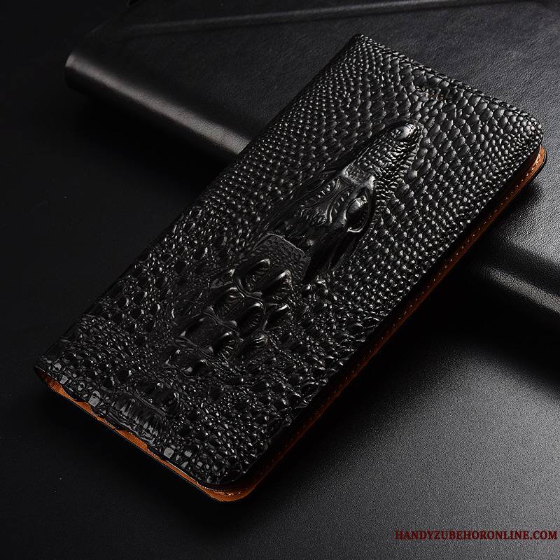 Samsung Galaxy A40 Incassable Téléphone Portable Cuir Véritable Dragon Coque De Téléphone Protection Étui En Cuir