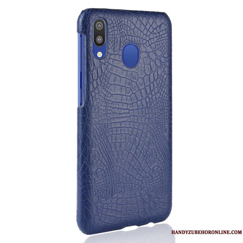 Samsung Galaxy A40 Qualité Cuir Coque De Téléphone Crocodile Modèle Étoile Sac