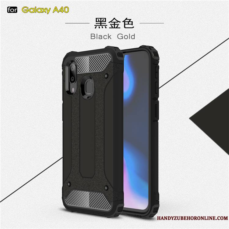 Samsung Galaxy A40 Tendance Étoile Coque De Téléphone Silicone Difficile Incassable Protection