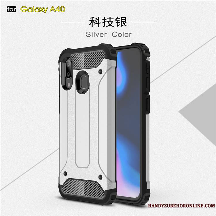 Samsung Galaxy A40 Tendance Étoile Coque De Téléphone Silicone Difficile Incassable Protection