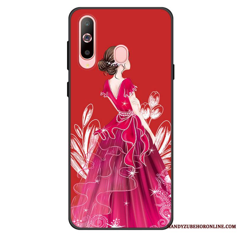 Samsung Galaxy A40s Bleu Frais Coque Incassable Fluide Doux Étui De Téléphone