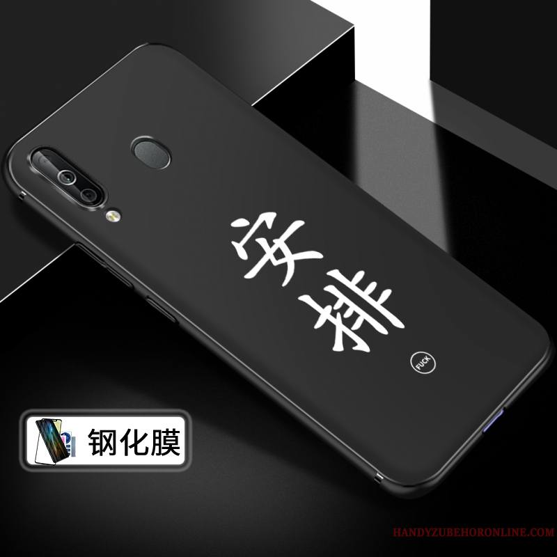 Samsung Galaxy A40s Coque Noir Étoile Incassable De Téléphone Personnalité Fluide Doux