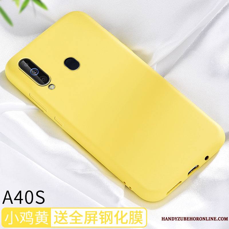 Samsung Galaxy A40s Coque Très Mince Étui Mesh Protection Étoile Incassable Simple