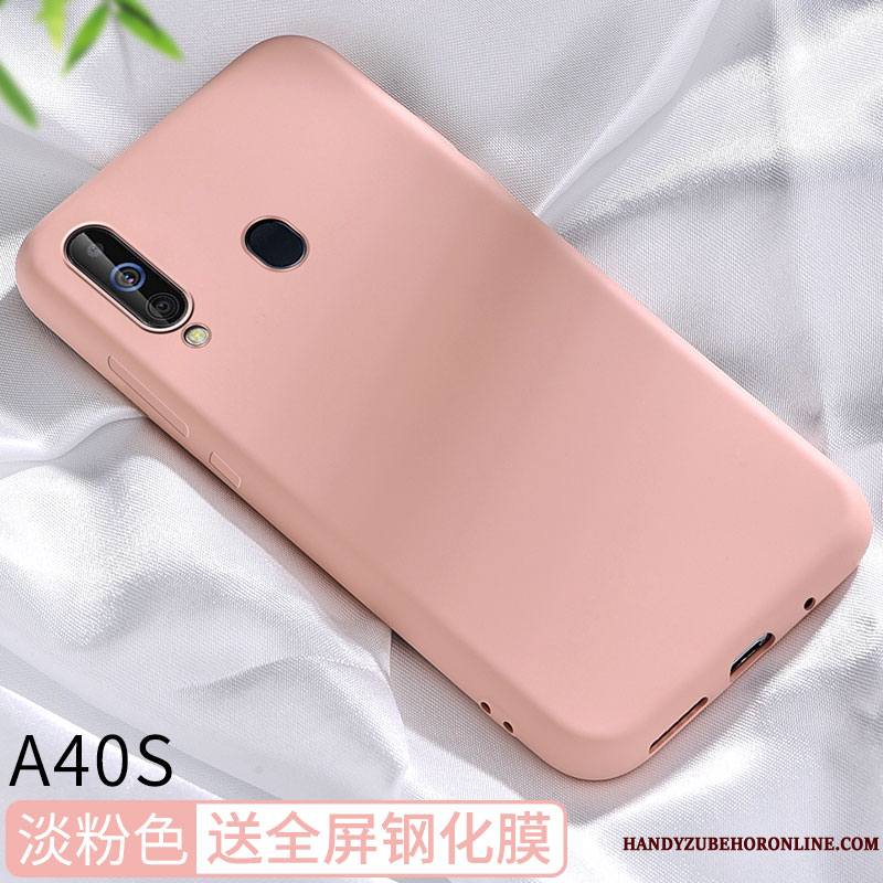 Samsung Galaxy A40s Coque Très Mince Étui Mesh Protection Étoile Incassable Simple