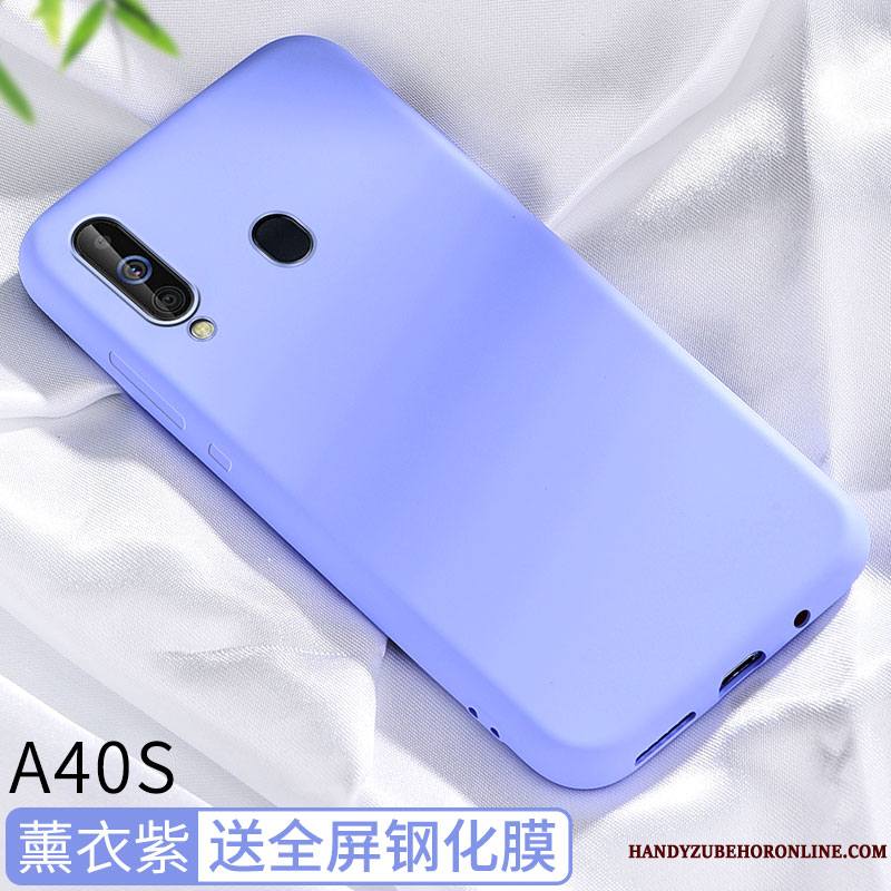 Samsung Galaxy A40s Coque Très Mince Étui Mesh Protection Étoile Incassable Simple