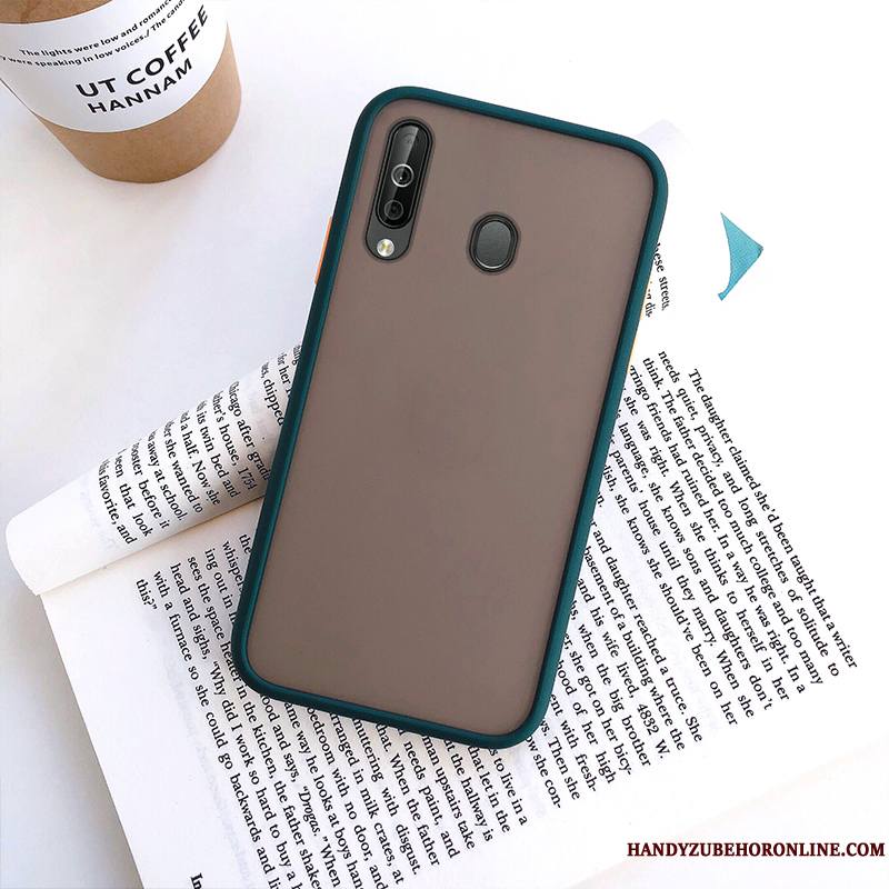 Samsung Galaxy A40s Fluide Doux Incassable Délavé En Daim Coque De Téléphone Étoile Tendance Difficile