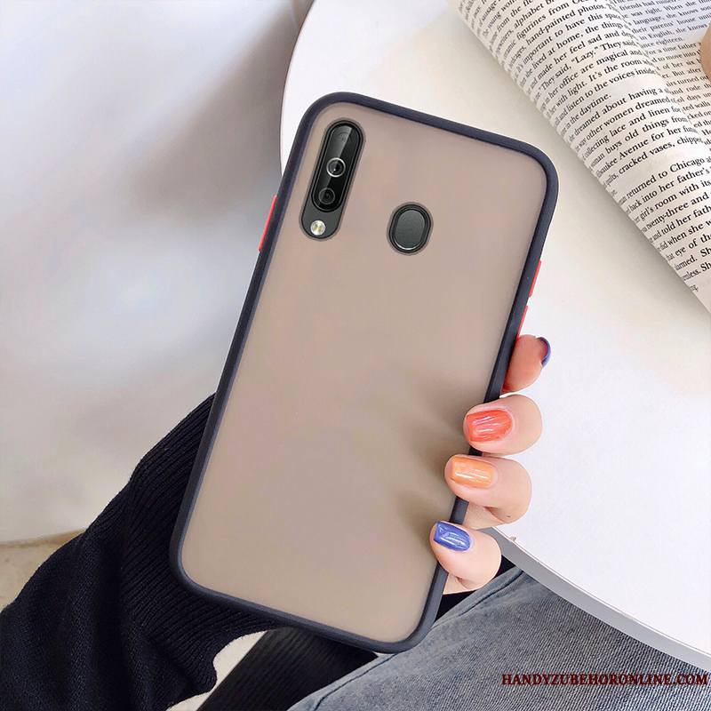 Samsung Galaxy A40s Fluide Doux Incassable Délavé En Daim Coque De Téléphone Étoile Tendance Difficile