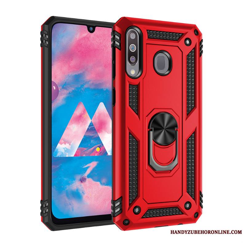 Samsung Galaxy A40s Support Magnétisme Étoile Coque À Bord De Téléphone Argent