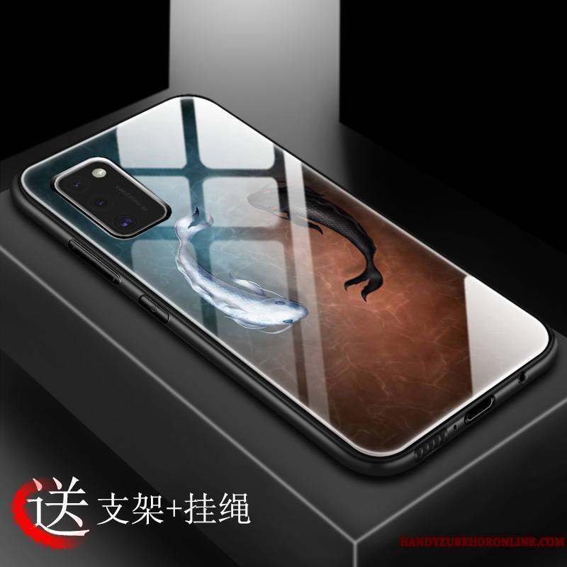 Samsung Galaxy A41 Coque De Téléphone Étui Protection Style Chinois Tempérer Personnalisé Luxe