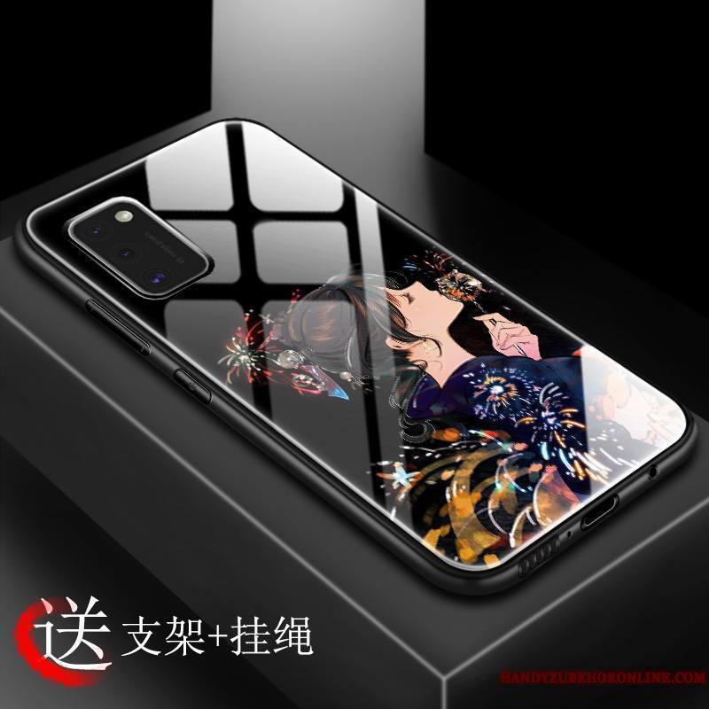 Samsung Galaxy A41 Coque De Téléphone Étui Protection Style Chinois Tempérer Personnalisé Luxe
