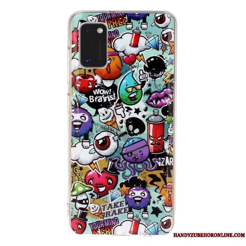 Samsung Galaxy A41 Téléphone Portable Dessin Animé Incassable Coque De Téléphone Étui Lumineuses Étoile