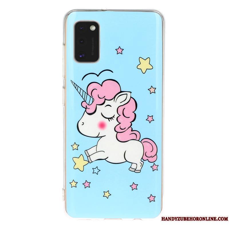 Samsung Galaxy A41 Téléphone Portable Dessin Animé Incassable Coque De Téléphone Étui Lumineuses Étoile