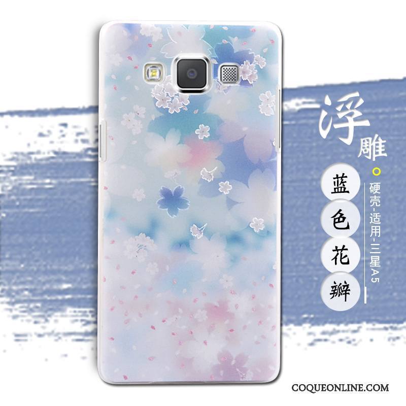 Samsung Galaxy A5 2015 Coque Gaufrage Peinture Étui Protection Téléphone Portable Étoile