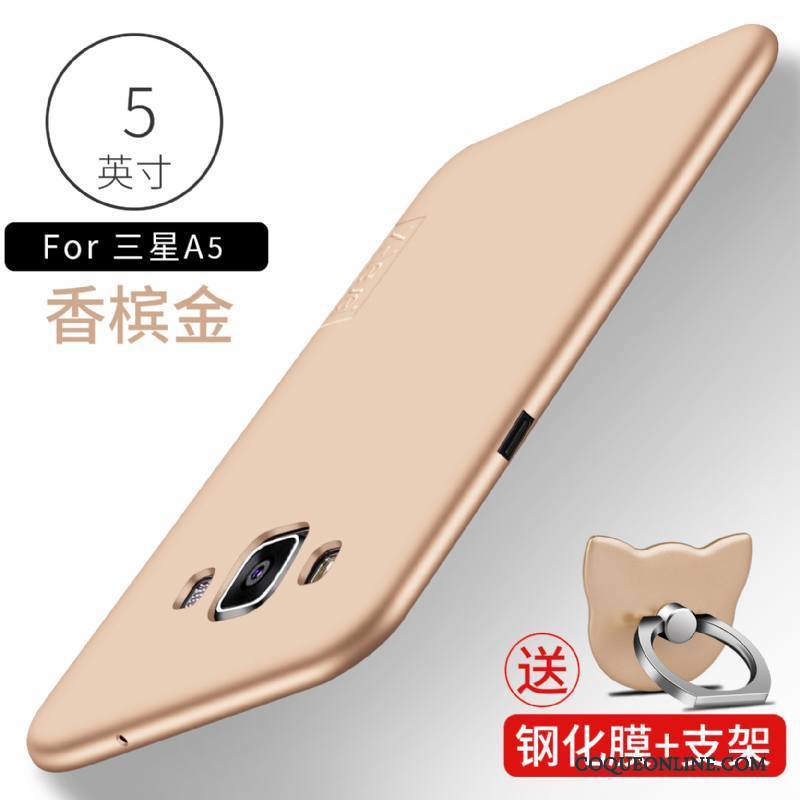 Samsung Galaxy A5 2015 Coque Étoile Protection Tout Compris Téléphone Portable Délavé En Daim Étui Incassable