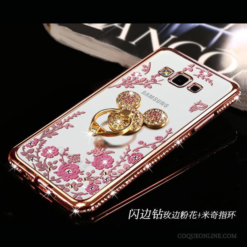 Samsung Galaxy A5 2015 Or Étoile Fluide Doux Incassable Coque De Téléphone Simple Tout Compris