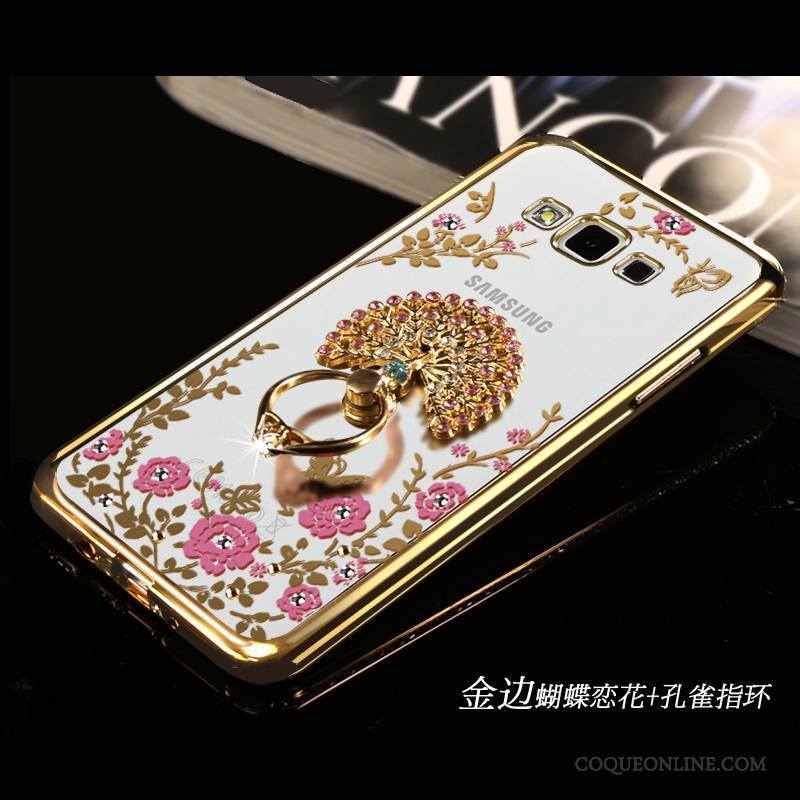 Samsung Galaxy A5 2015 Or Étoile Fluide Doux Incassable Coque De Téléphone Simple Tout Compris