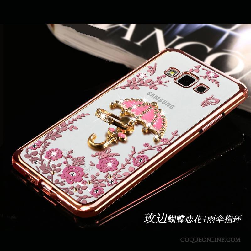 Samsung Galaxy A5 2015 Or Étoile Fluide Doux Incassable Coque De Téléphone Simple Tout Compris