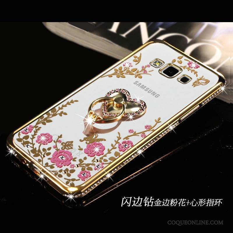 Samsung Galaxy A5 2015 Or Étoile Fluide Doux Incassable Coque De Téléphone Simple Tout Compris