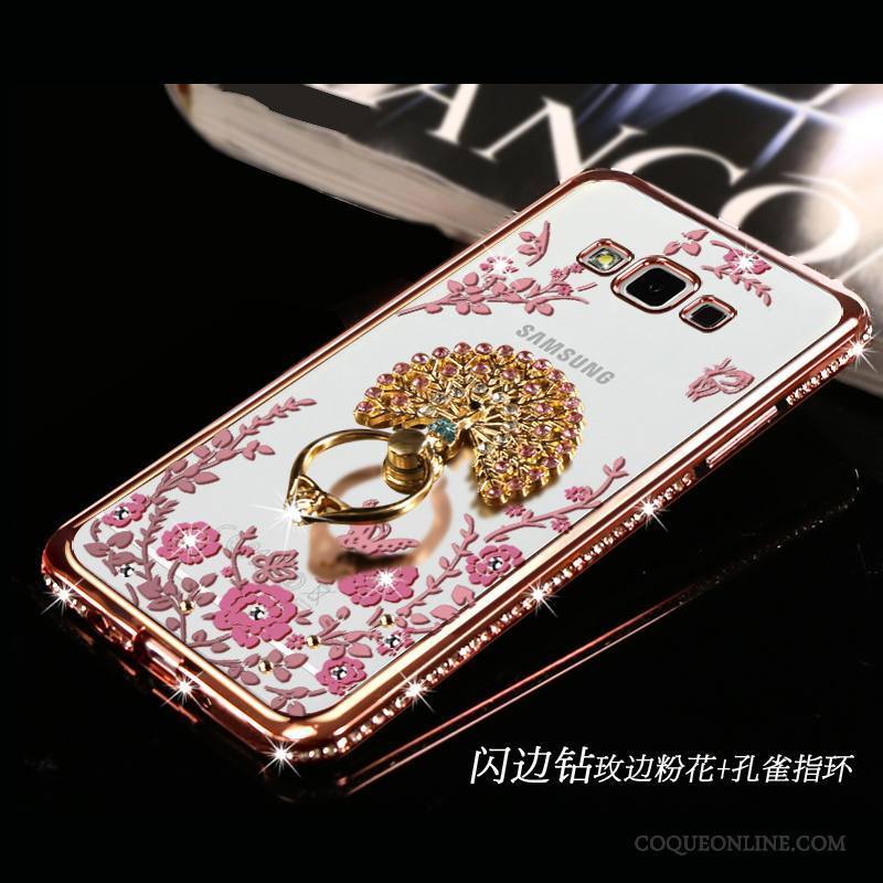 Samsung Galaxy A5 2015 Or Étoile Fluide Doux Incassable Coque De Téléphone Simple Tout Compris