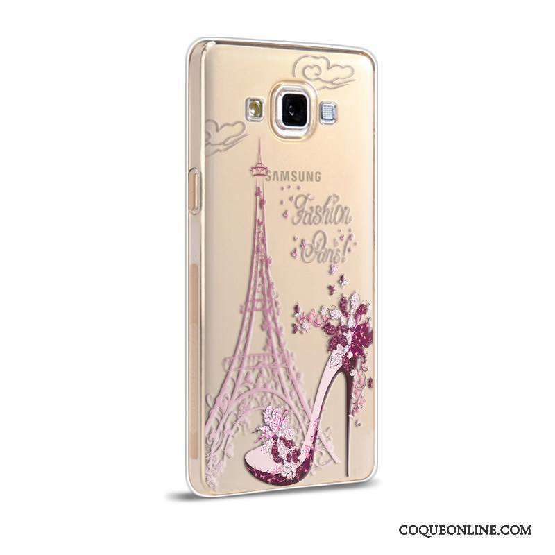 Samsung Galaxy A5 2015 Violet Silicone Coque De Téléphone Téléphone Portable Incassable Étui Protection
