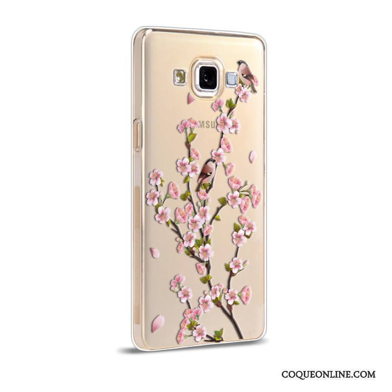 Samsung Galaxy A5 2015 Violet Silicone Coque De Téléphone Téléphone Portable Incassable Étui Protection