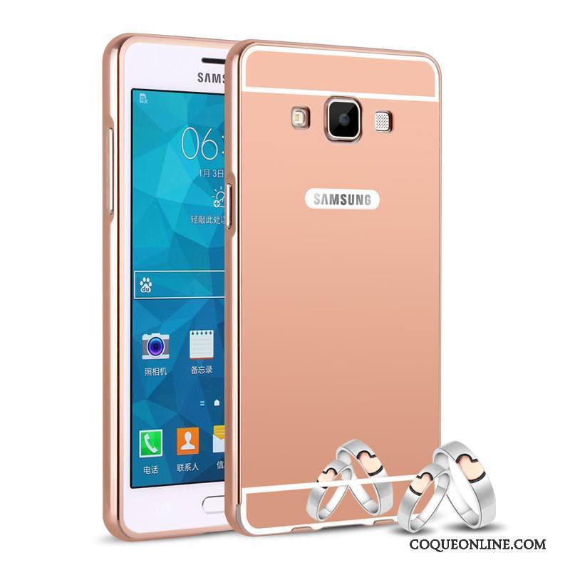 Samsung Galaxy A5 2015 Étoile Coque Incassable Couvercle Arrière Border Protection Métal