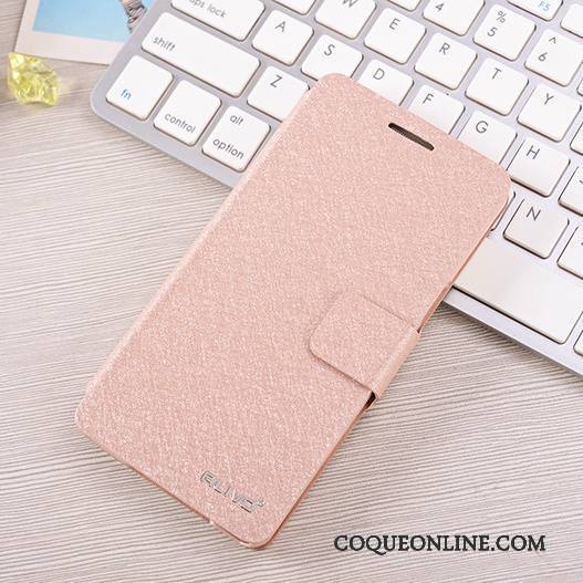 Samsung Galaxy A5 2015 Étoile Étui Coque De Téléphone Téléphone Portable Étui En Cuir Or Rose Clamshell