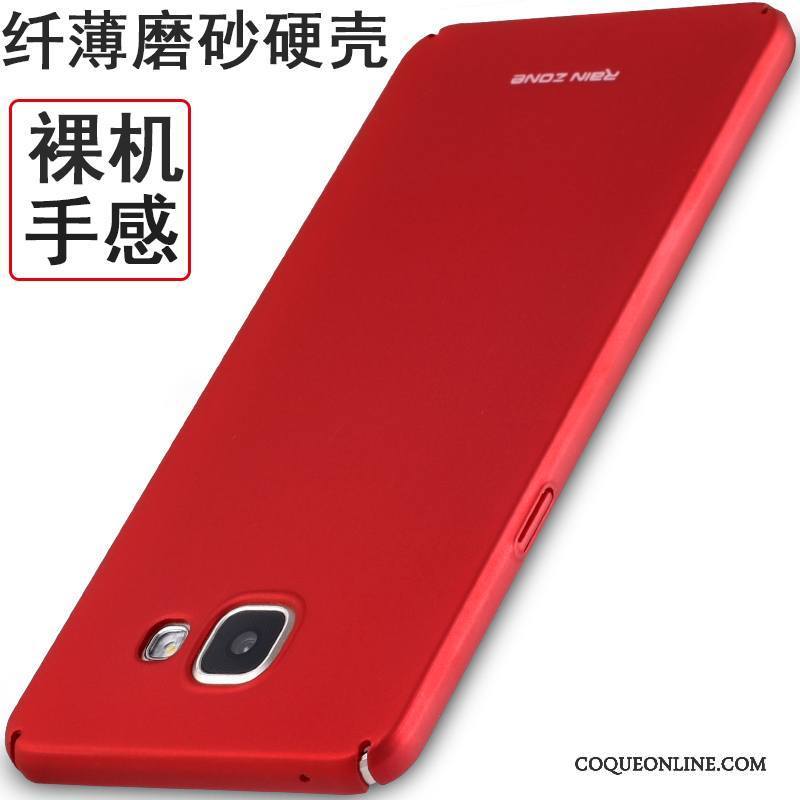 Samsung Galaxy A5 2016 Coque De Téléphone Protection Étoile Délavé En Daim Tout Compris Étui Rouge